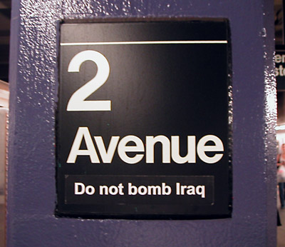 Don't Bomb Iraq!